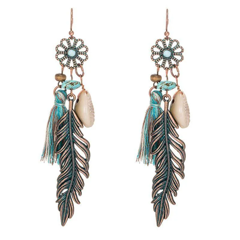 15 Styles, Antique Vintage Bohemian Ethnic Tassel Fringe  Earrings
