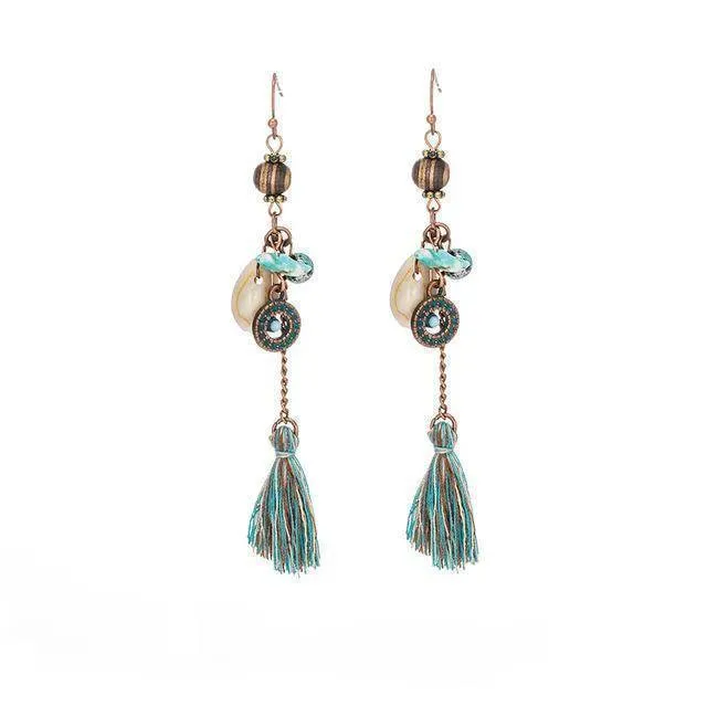 15 Styles, Antique Vintage Bohemian Ethnic Tassel Fringe  Earrings