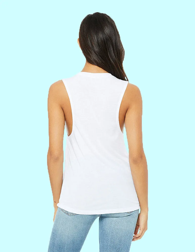 8803 Bella Flowy Scoop Muscle Tank