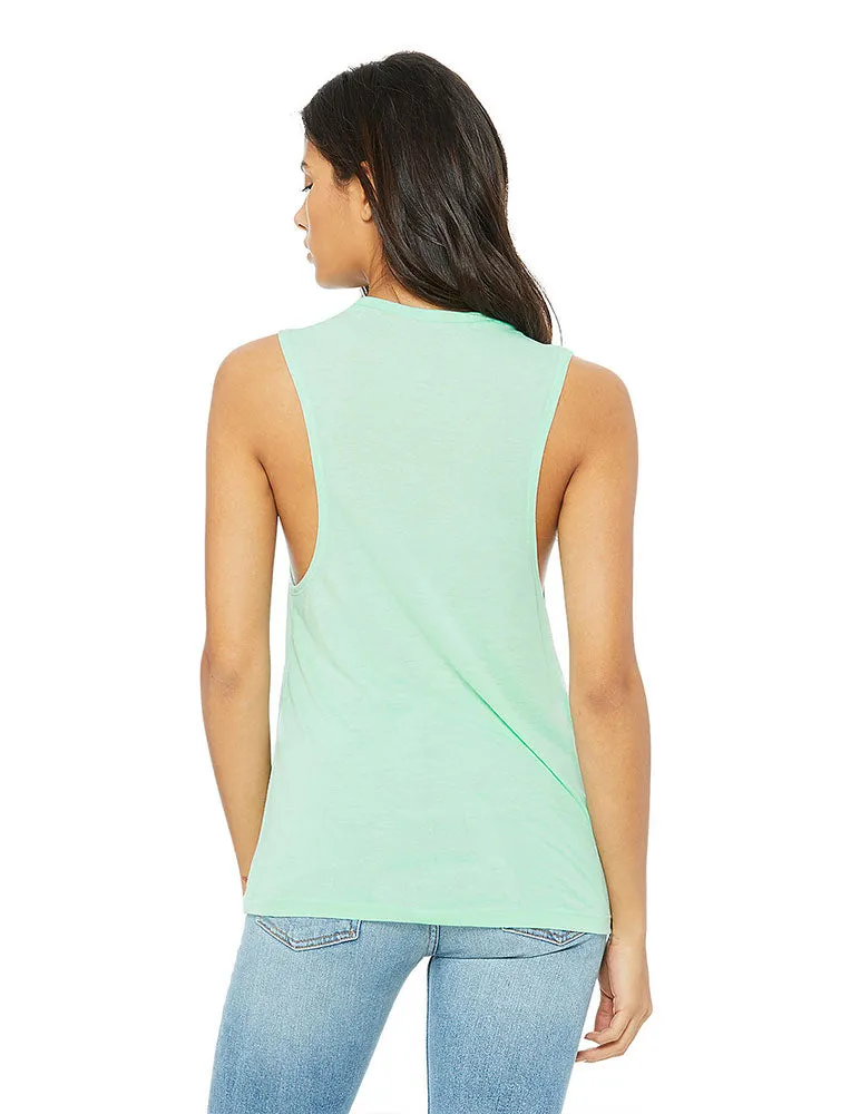 8803 Bella Flowy Scoop Muscle Tank