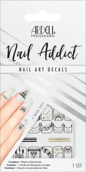 Ardell Nail Addict Nail Art Decals Boho Chic