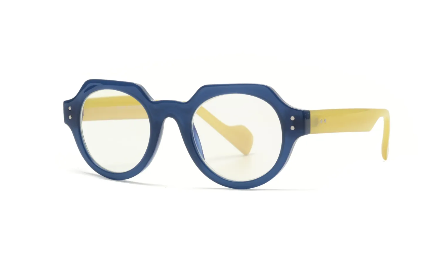 Blue/Yellow Liam Reading Glasses