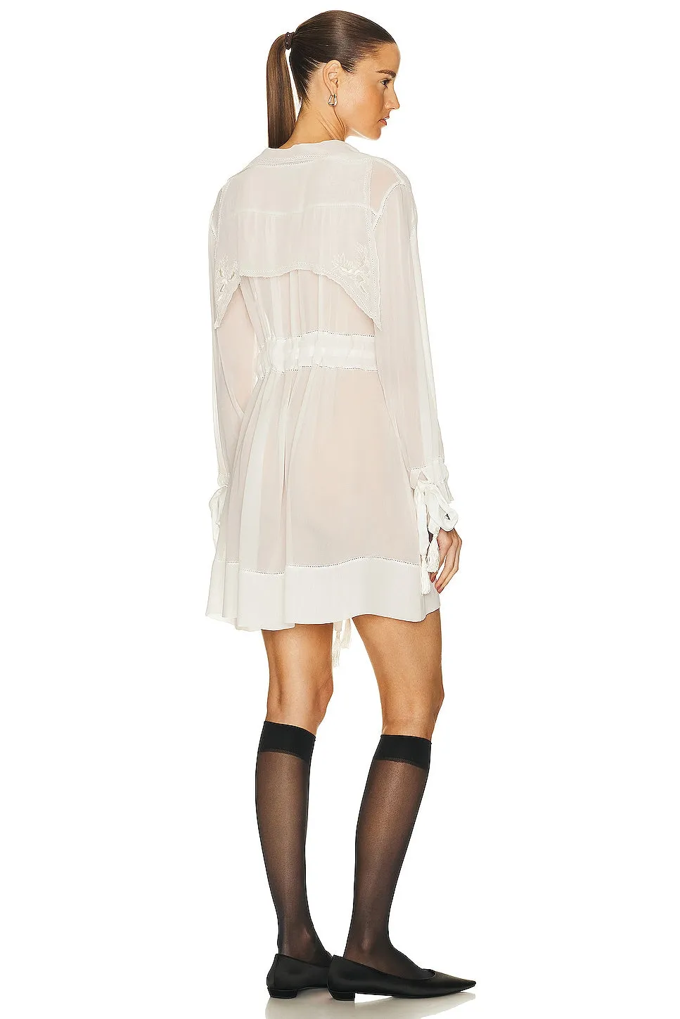 Bode Finch dress, ivory