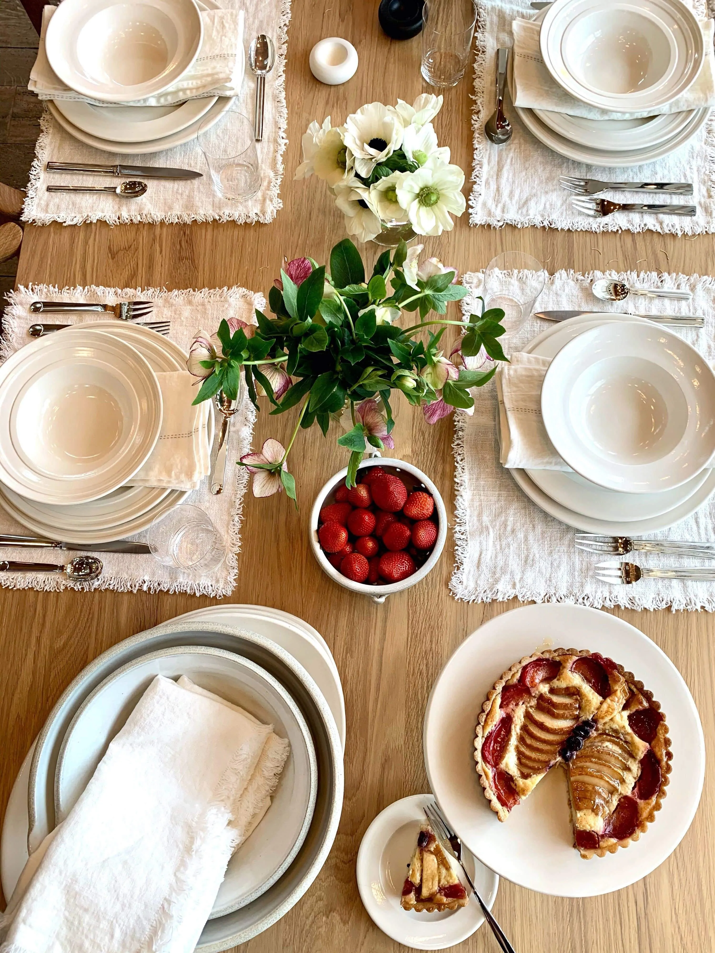 Classical Porcelain Dinner Plate by John Julian