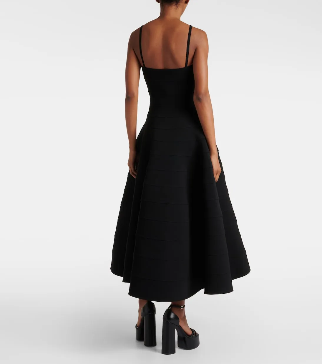 Connie Altuzarra Knitted Maxi Dress, Black