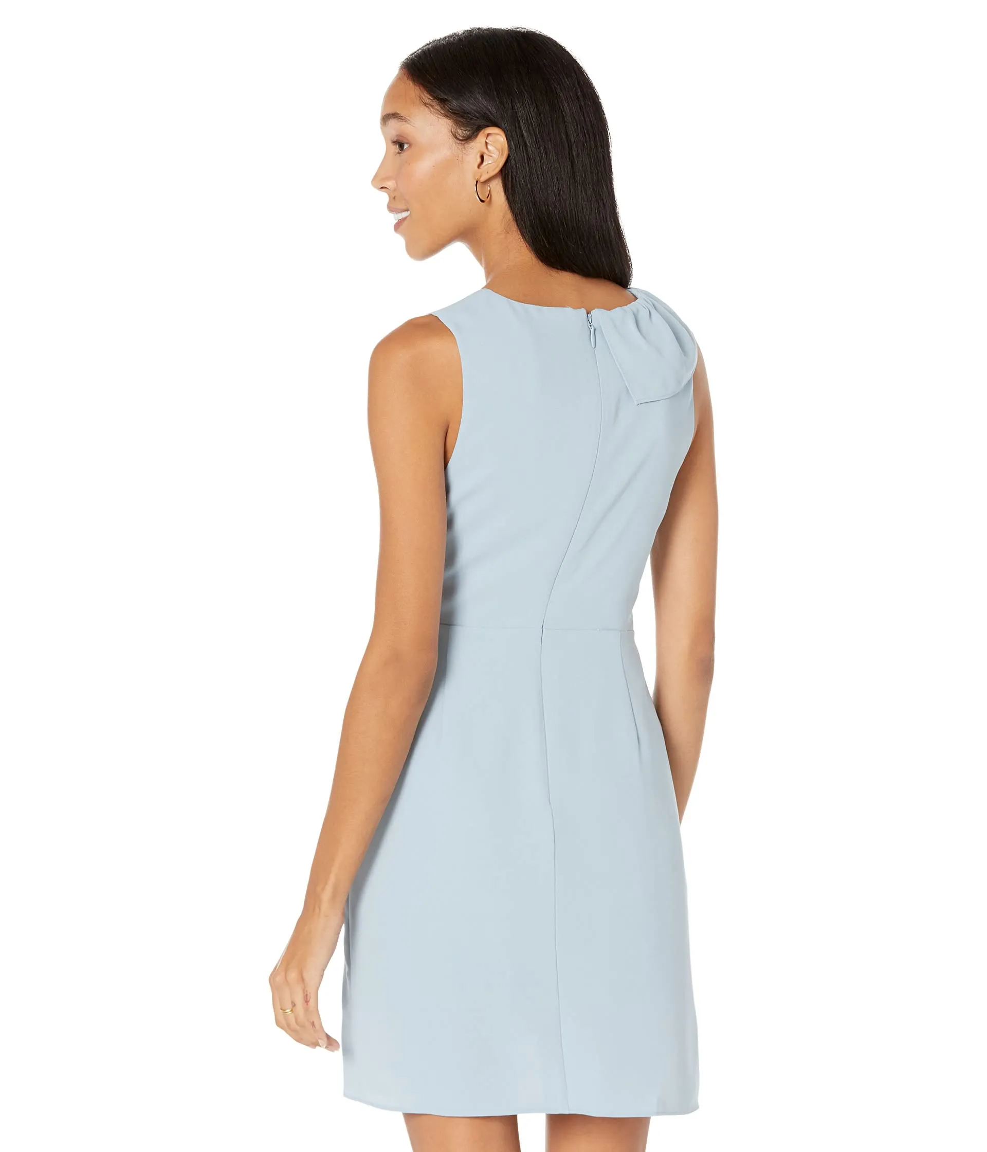 Dress BCBGMAXAZRIA, Satin Back Crepe Ruffle Dress