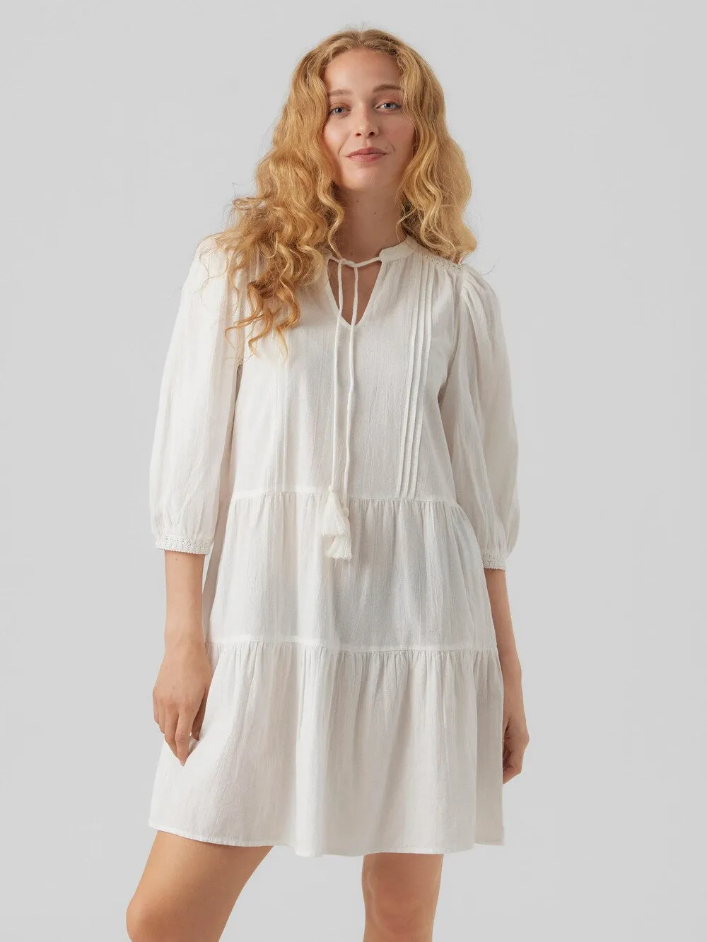 Dress VERO MODA Pretty, white