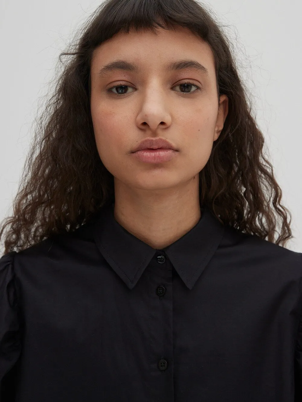 Edited Rylee Shirt Dress, Black