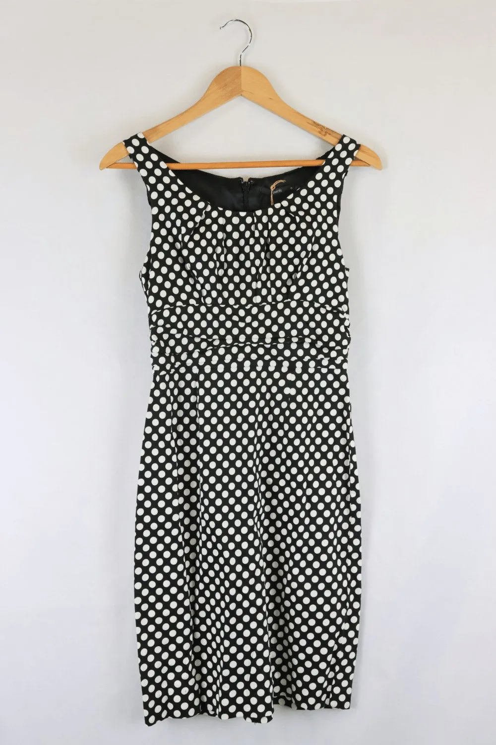 Events Polka Dot Black And White Dress 10
