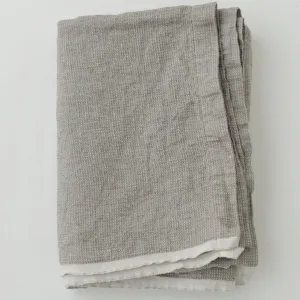 Fog Linen Washed Waffle Throw