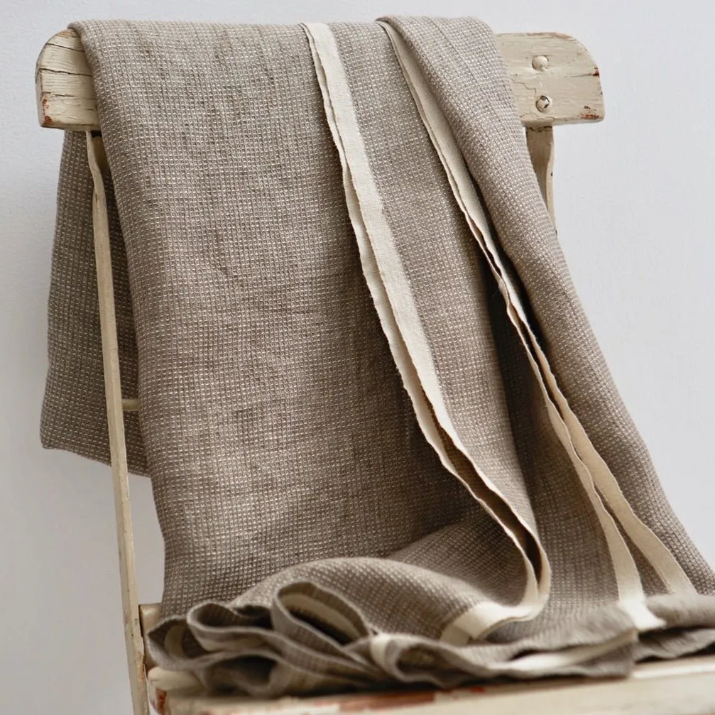 Fog Linen Washed Waffle Throw
