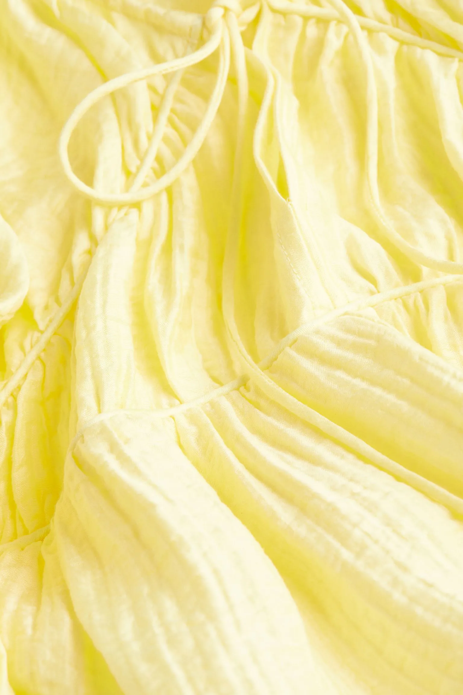 H&M Oversized Lyocell-blend dress, yellow