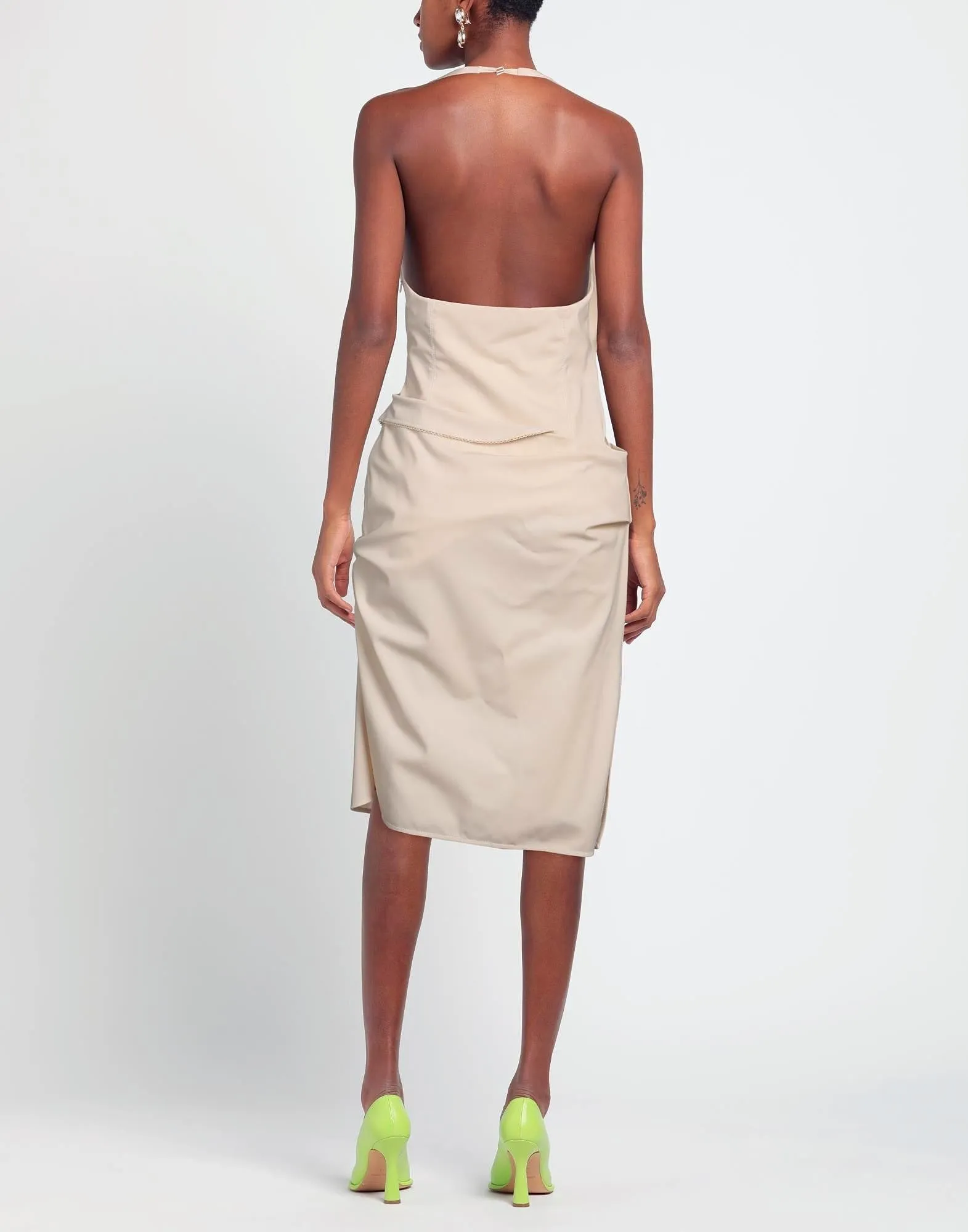 Jacquemus Midi dress, beige cream