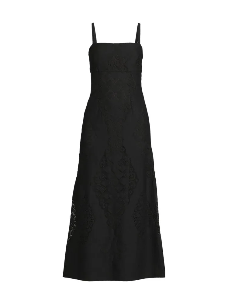 Kobi Halperin A-Line Tracie Maxi Dress, Black
