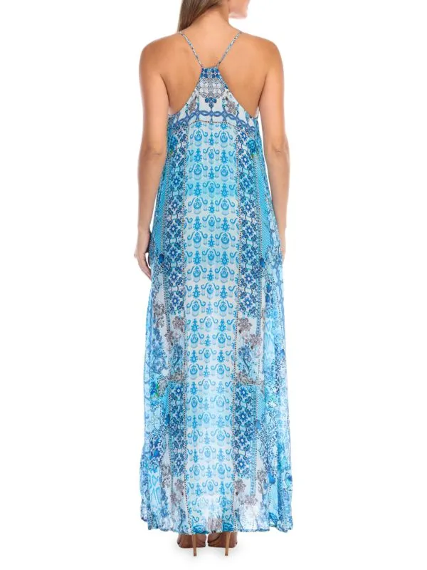 La Moda Clothing T-back maxi dress, swim cover-up, beach