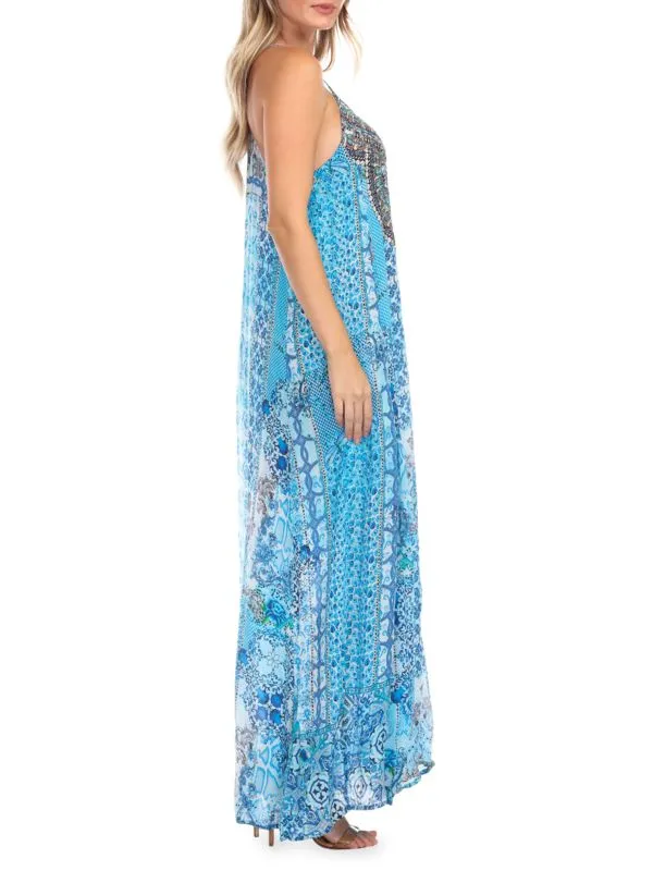 La Moda Clothing T-back maxi dress, swim cover-up, beach