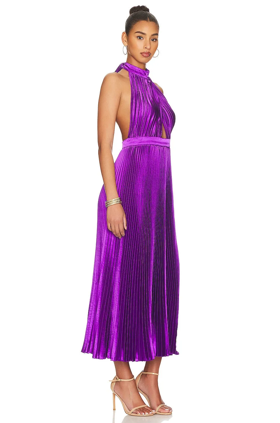 L'IDEE Renaissance Split Gown Dress, Arabia