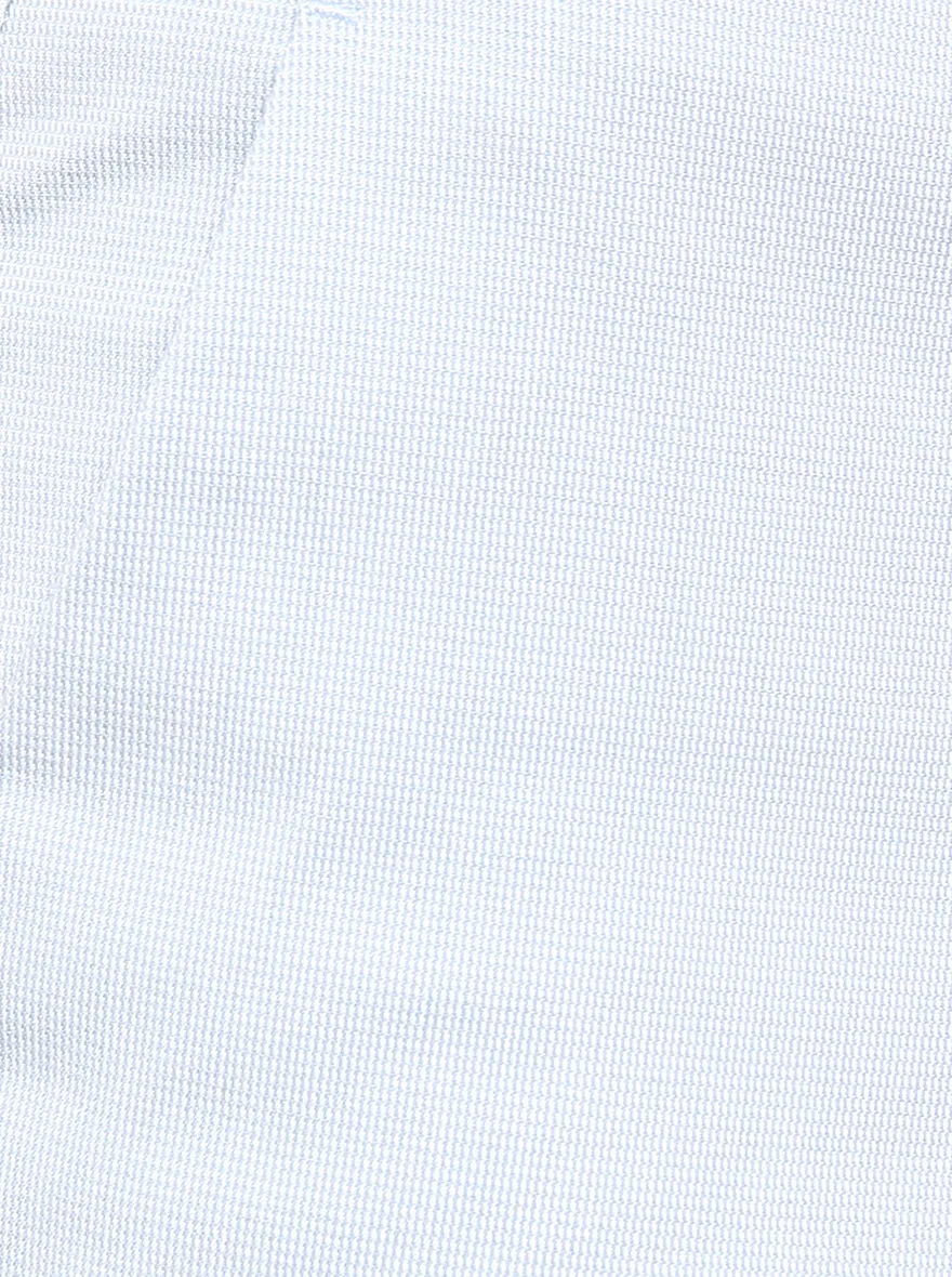 Light Sky Blue Solid Uno Fit Casual Trouser | JadeBlue