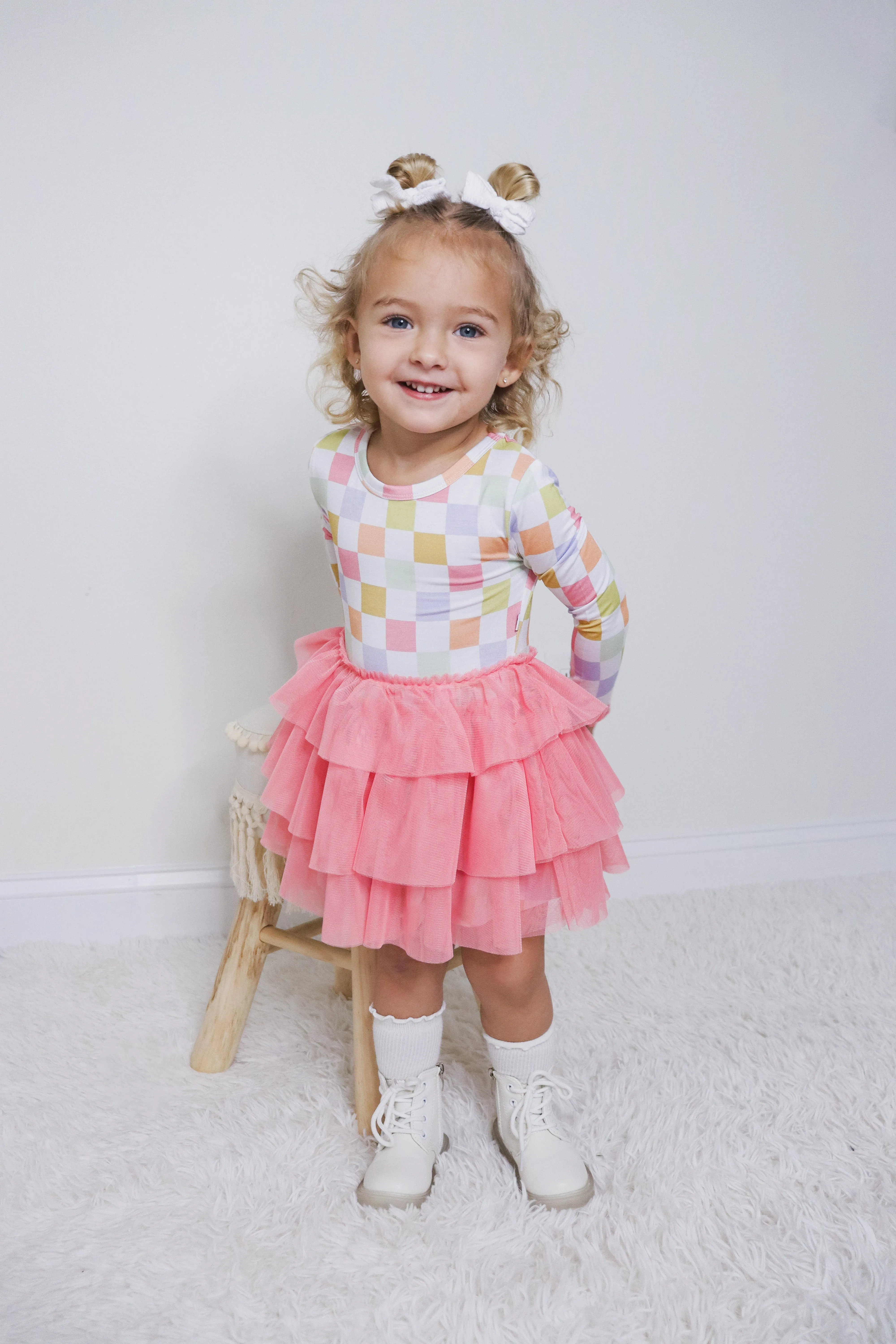 Lucky Charm Checks Dream Tutu Dress