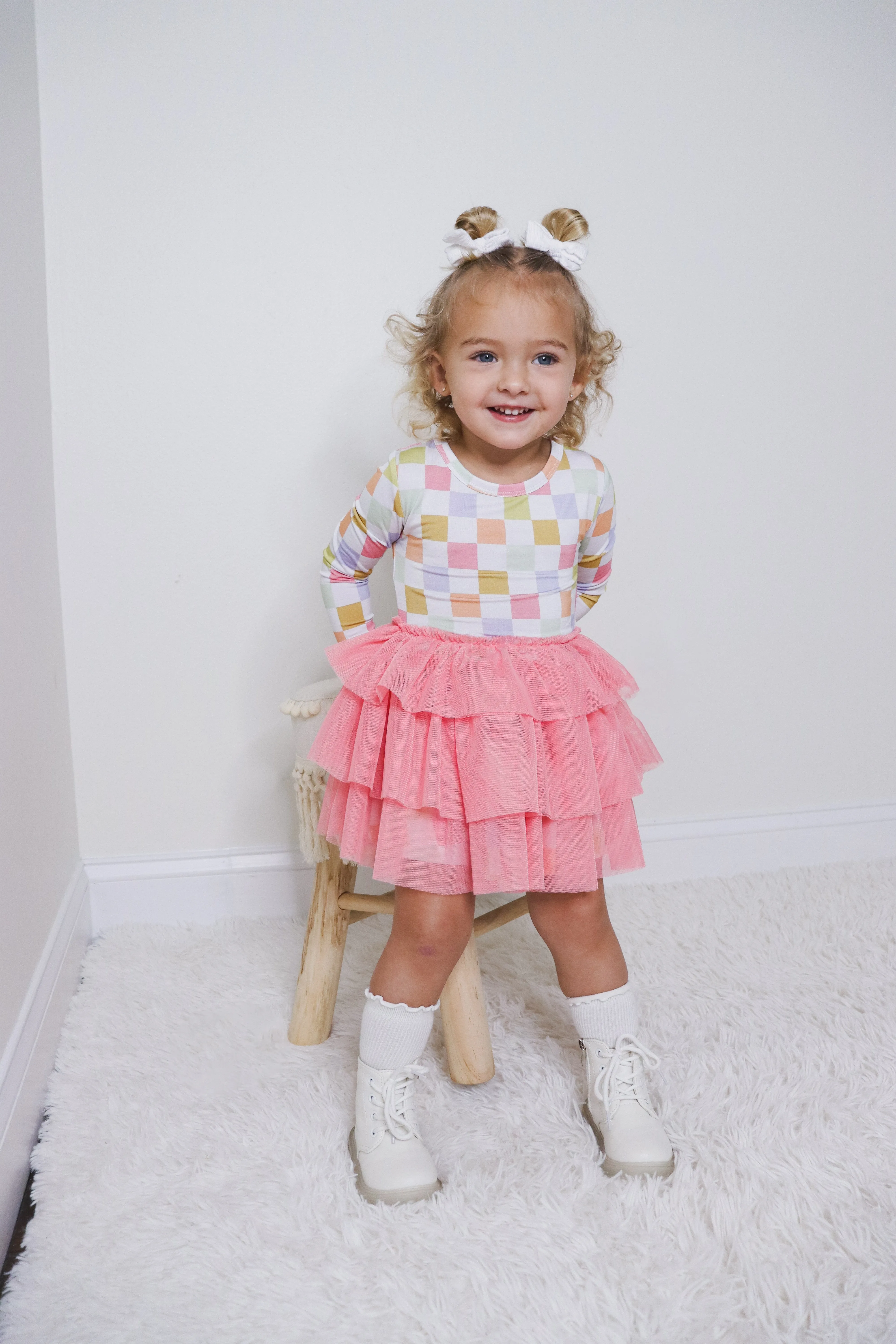 Lucky Charm Checks Dream Tutu Dress