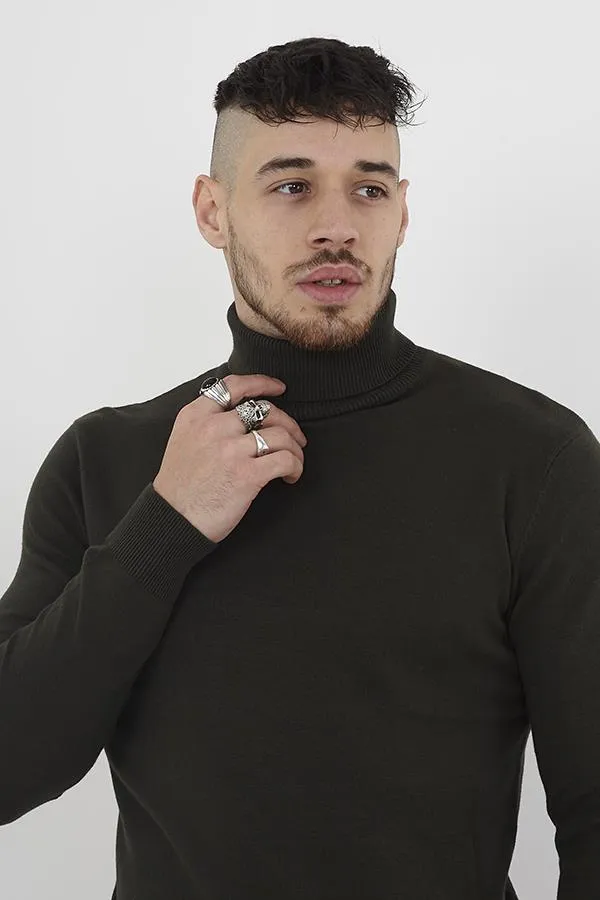 Mens Plain Crew Neck Jumper - L