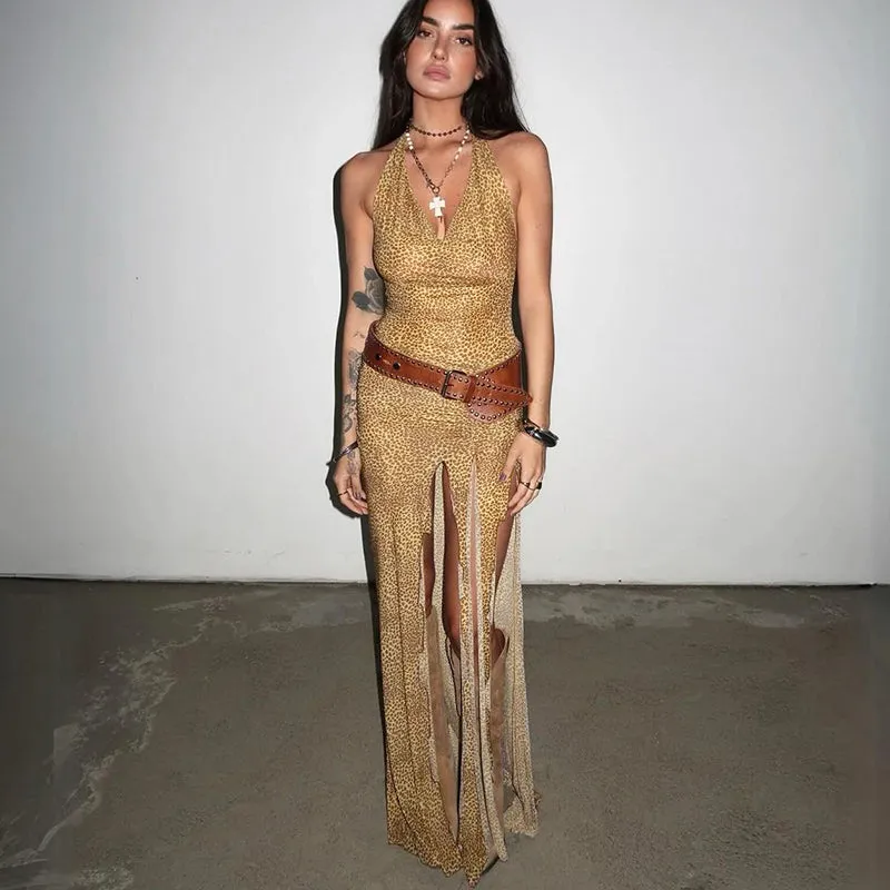 Myonna Slit Maxi Dress