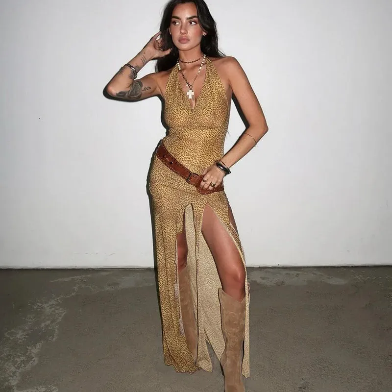 Myonna Slit Maxi Dress
