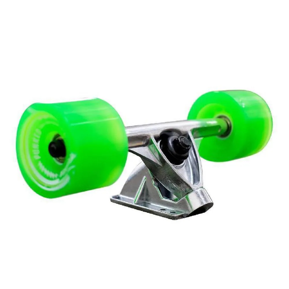 Punked Palm City Rasta Fishtail Longboard