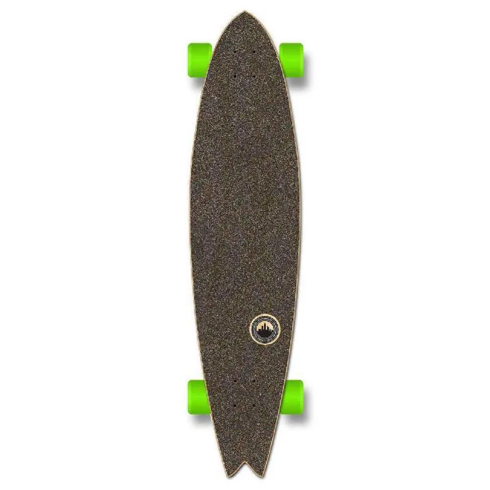 Punked Palm City Rasta Fishtail Longboard
