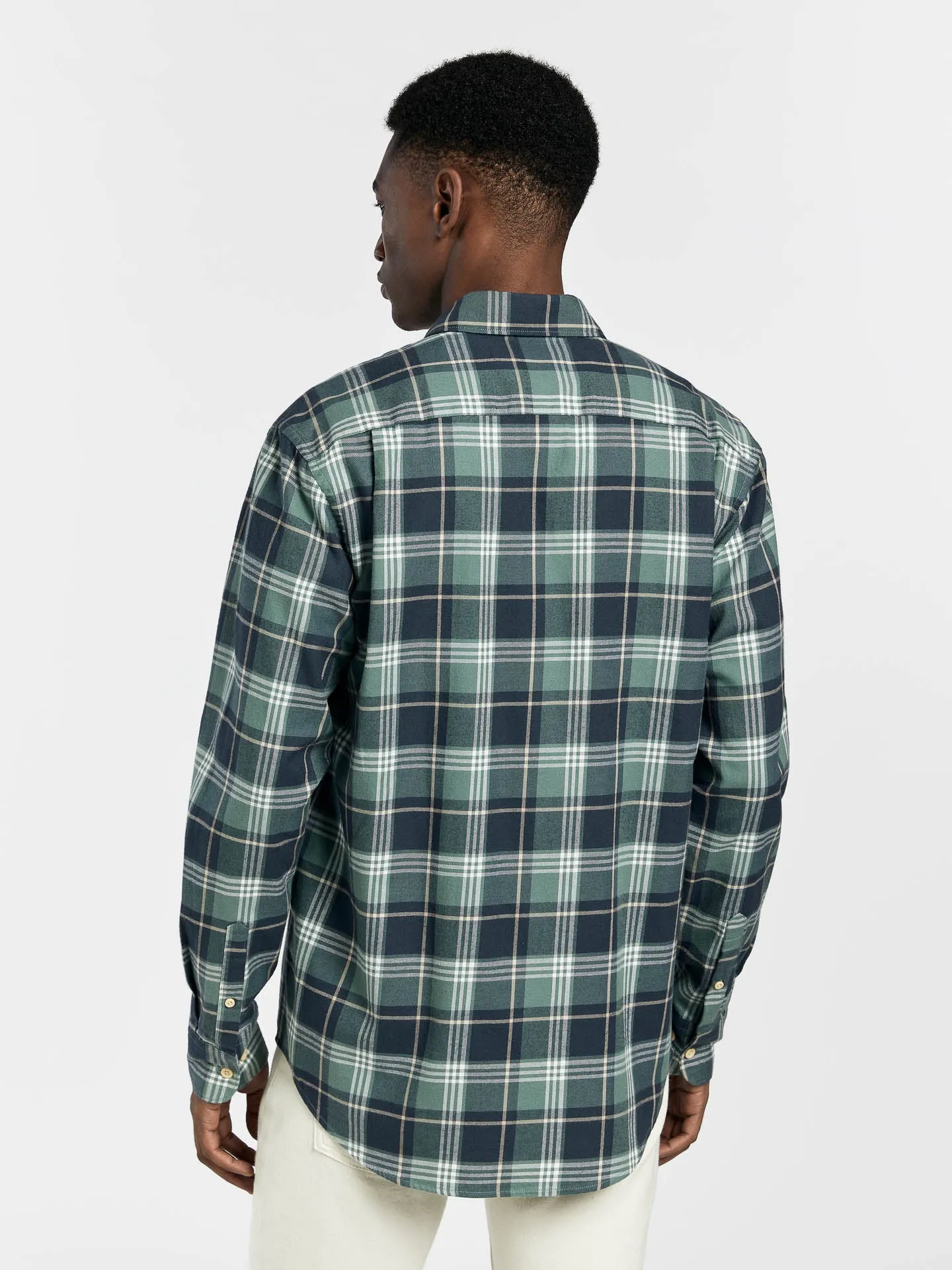 Regular fit flannel shirt