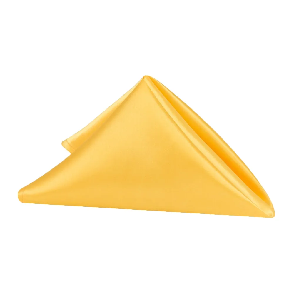 Satin Napkin 20"x20" - Canary Yellow (Bright Yellow)