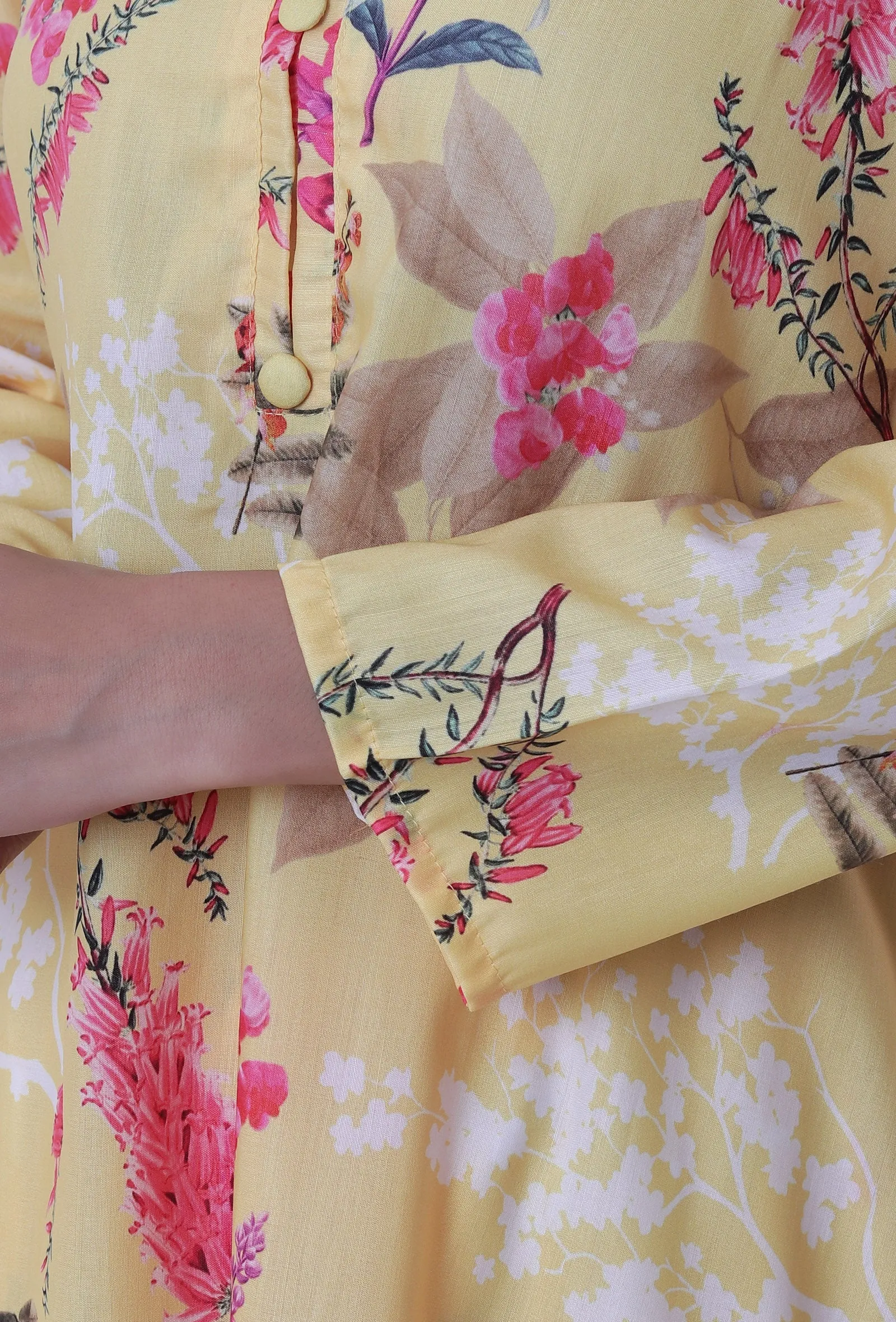Yellow Muslin Co-Ord Set