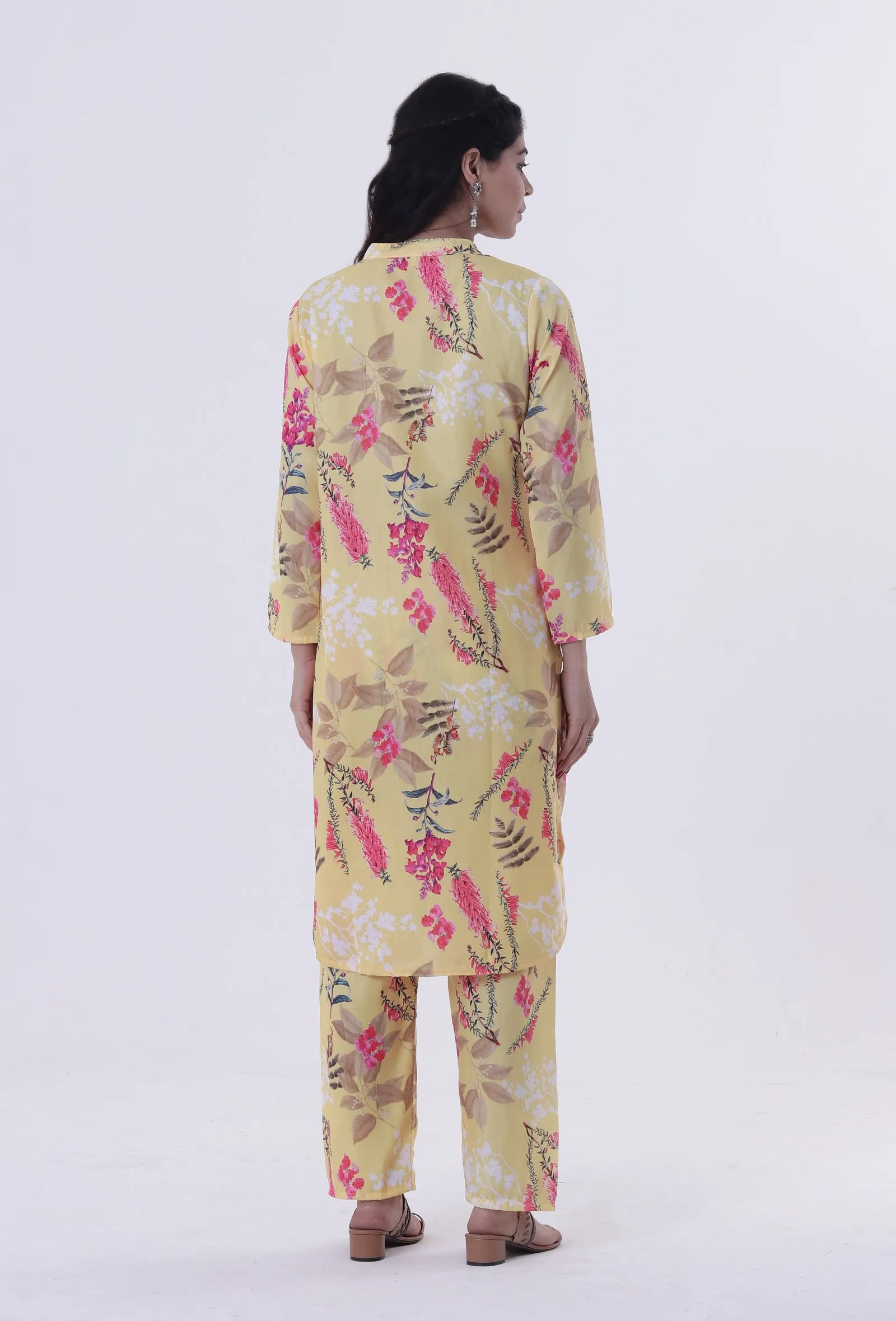 Yellow Muslin Co-Ord Set